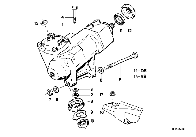 1987 BMW 535i Power Steering Diagram
