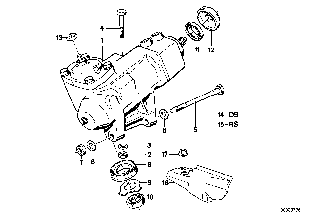 1982 BMW 528e Power Steering Diagram