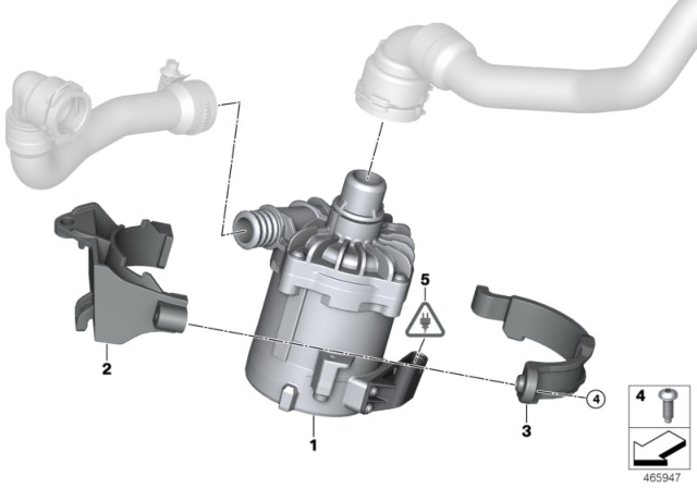 2018 BMW M3 Electric Coolant Pump Diagram