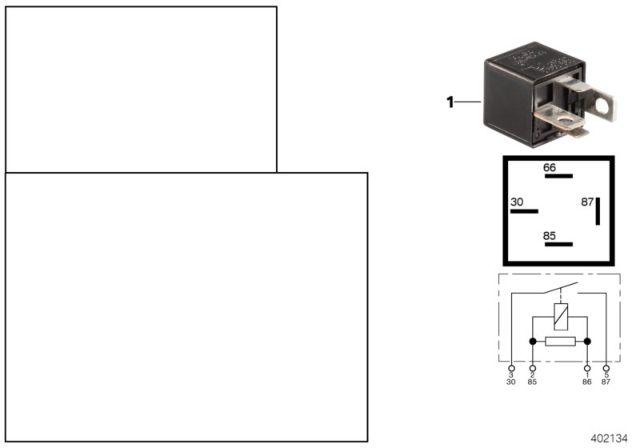 1994 BMW 325i Relay Battery Disconnection Diagram 1