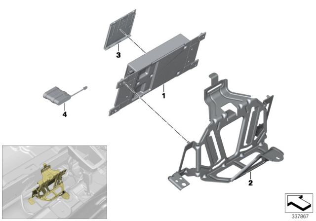 2014 BMW i3 Telematics Control Unit Diagram