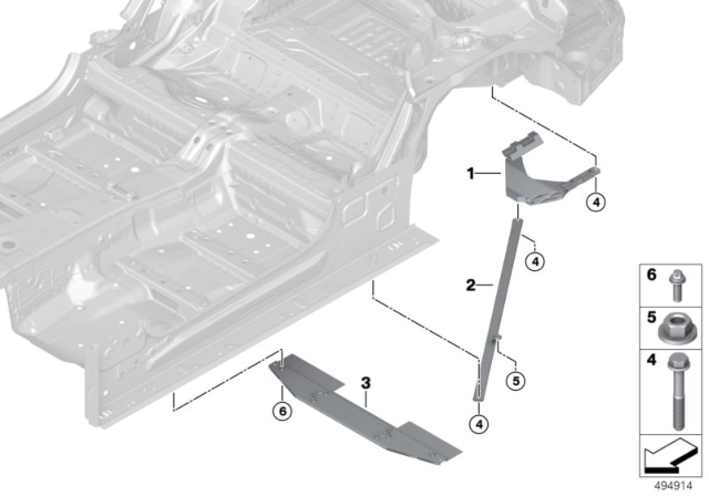 2020 BMW M850i xDrive TORSION LINK, REAR RIGHT Diagram for 51617439406