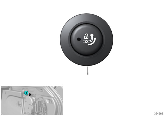 2018 BMW X5 Switch, Trailer Coupling Diagram