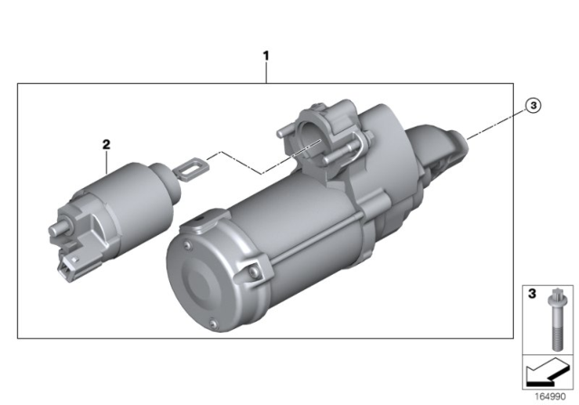 2011 BMW 740Li Starter Diagram