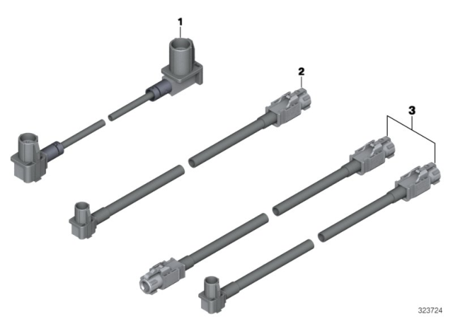 2012 BMW 328i Main Silencer Line, Headunit Diagram