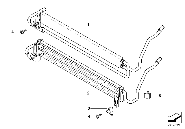 2009 BMW 650i Power Steering Cooler Diagram