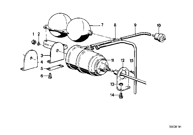 1980 BMW 633CSi Cruise Control Diagram 3