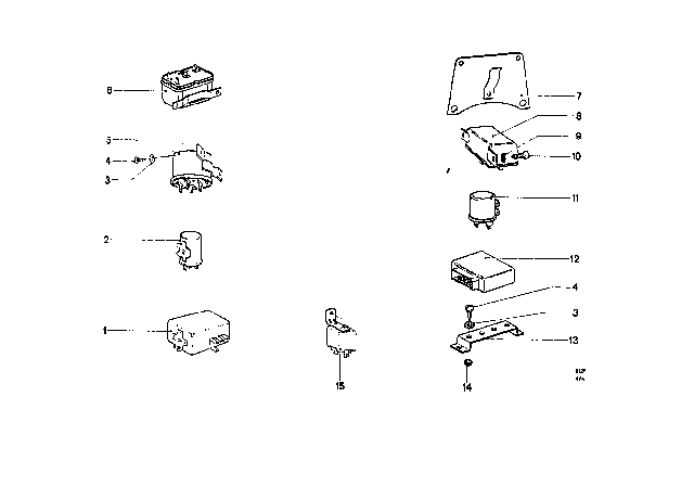 1969 BMW 2000 Relay Diagram