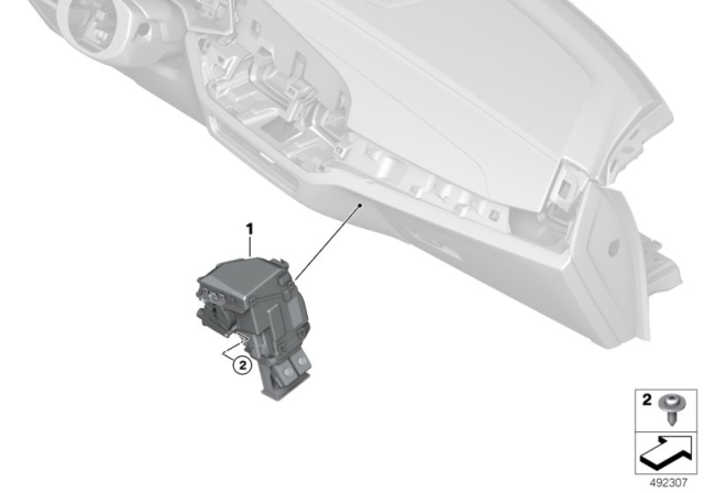 2020 BMW X5 Air Freshener Diagram