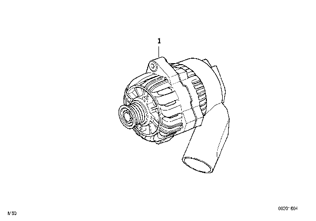 2000 BMW 528i Alternator Diagram