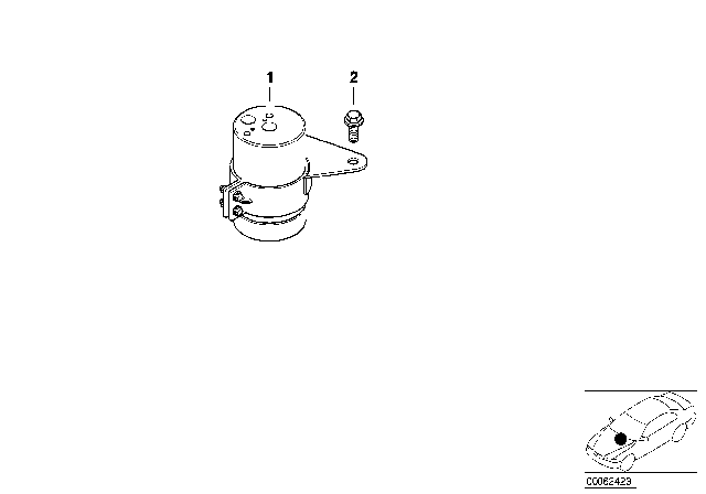 2001 BMW Z8 Drying Container Diagram