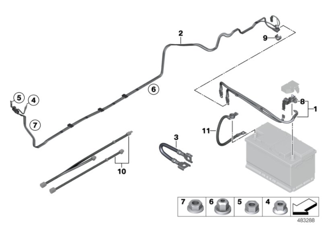 2020 BMW M4 Battery Cable Diagram
