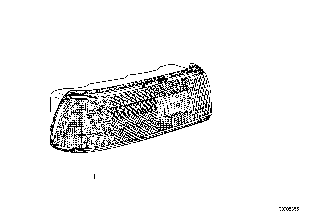 1983 BMW 733i Tail Light, Right Diagram for 63211364550