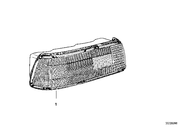 1984 BMW 733i Rear Light Diagram 1