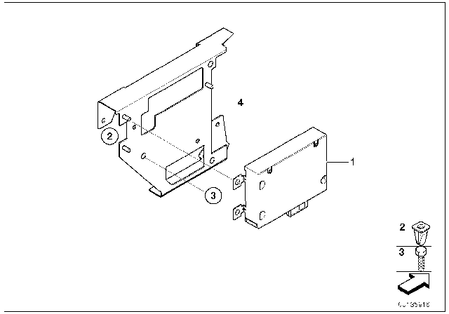 2013 BMW X6 Headset Module Diagram