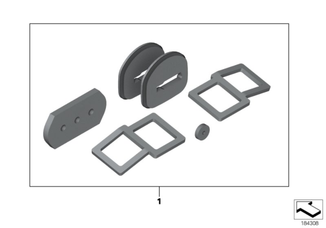 2011 BMW 535i xDrive Seal, Heater Diagram