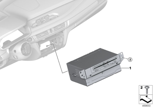 2017 BMW X5 M Headunit Diagram 2