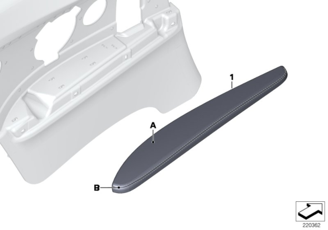 2013 BMW M3 Individual Armrest Diagram 5