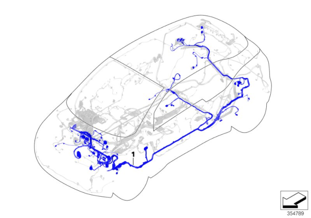 2015 BMW i3 Main Wiring Harness Diagram