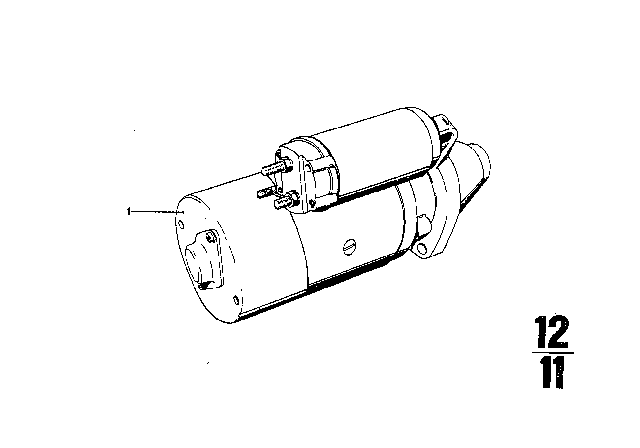 1969 BMW 2800 Starter Diagram