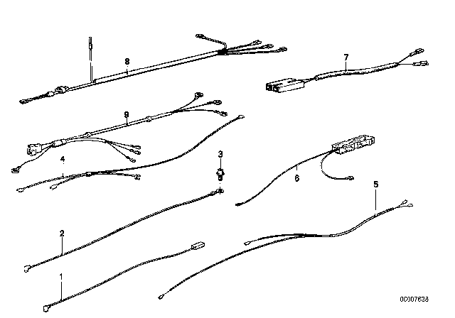 1976 BMW 530i Wiring Sets Diagram 3