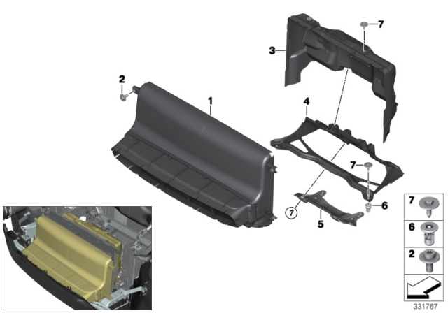 2015 BMW i3 Air Ducts Diagram