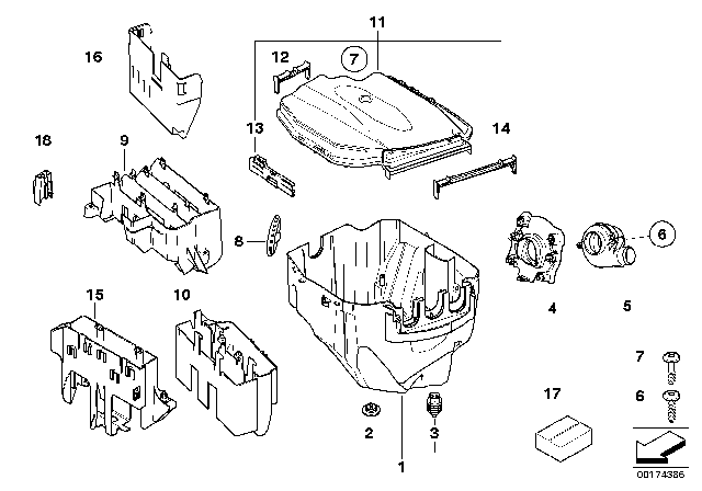 2011 BMW 128i Control Unit Box Diagram