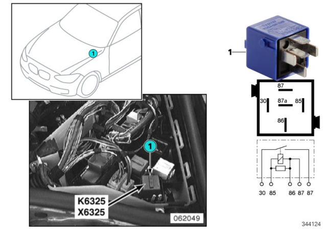 1999 BMW 328i Relay, Reversing Light Diagram