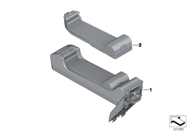 2013 BMW X6 Base Plate Diagram for 84109243209