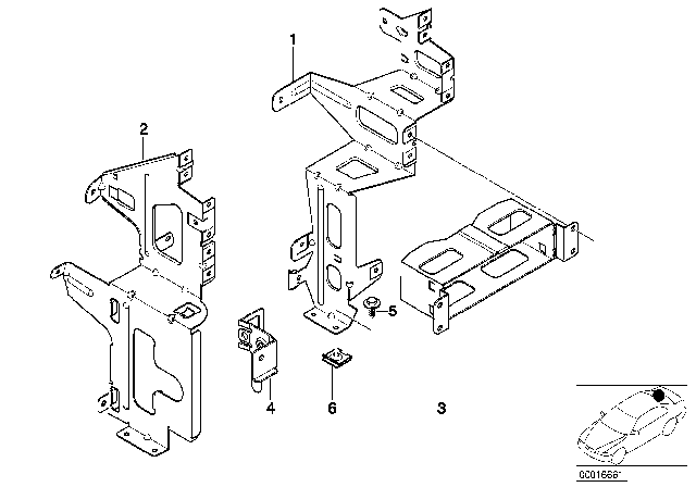 2004 BMW 325xi Navigation System Diagram