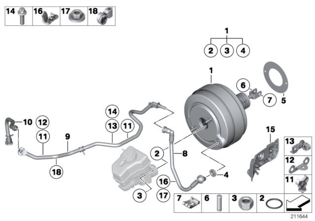 2009 BMW 135i Vacuum Pipe Diagram for 11667570497