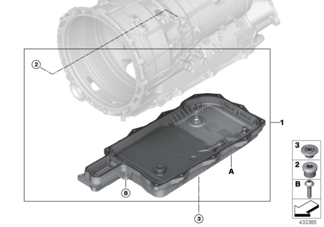 2016 BMW X5 Oil Sump (GA8P75HZ) Diagram