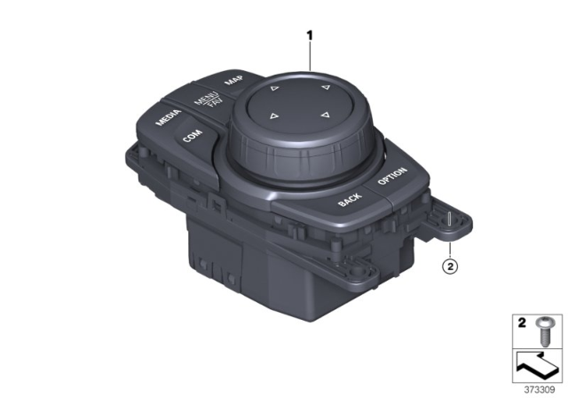 2018 BMW 540i Controller Diagram