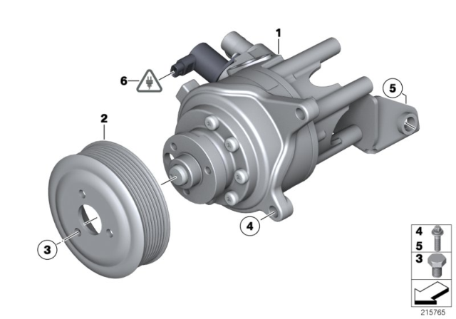 2018 BMW 640i Hydraulic Pump Diagram