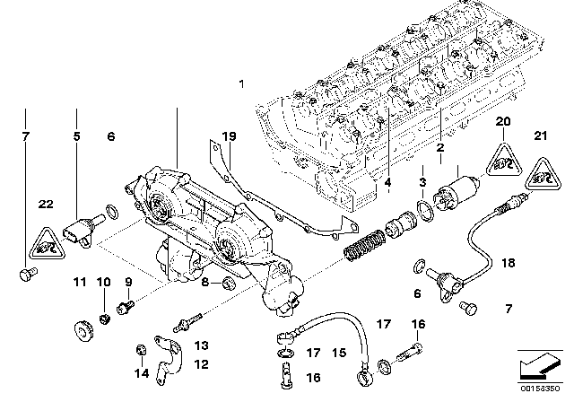 2004 BMW Z4 Cylinder Head Vanos Diagram