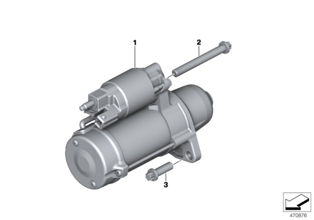 2017 BMW M2 Starter Diagram