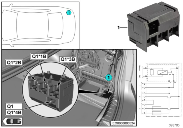 2010 BMW 750Li Relay, Isolation Diagram