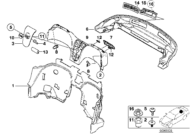 2003 BMW Alpina V8 Roadster Trim Panel, Rollover Protection Left Diagram for 51467002421