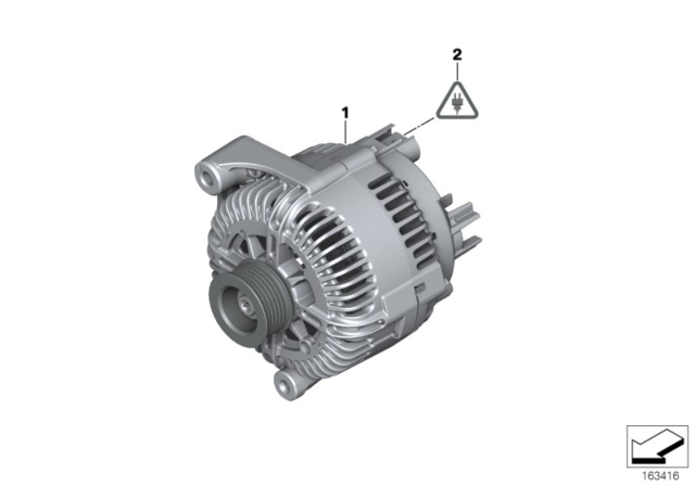 2009 BMW 328i xDrive Alternator Diagram