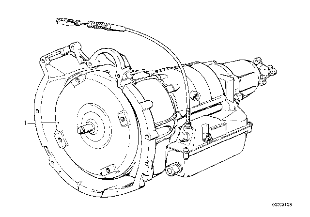 1980 BMW 528i Automatic Transmission Diagram 2