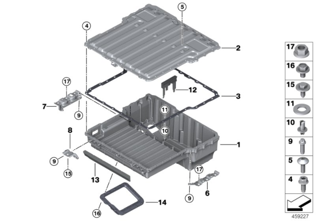 2018 BMW 330e Oval-Head Screw, Self-Tapping Diagram for 07129908746