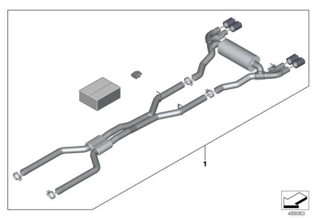 2018 BMW M5 M Performance Parts Diagram 1