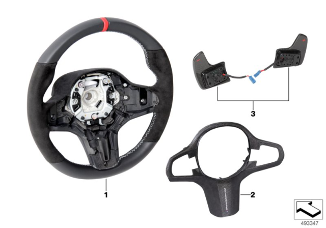 2020 BMW X6 M Performance Parts Diagram 1