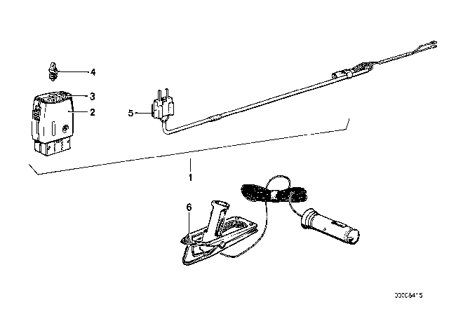 1977 BMW 320i Installing Set Hand Lamp Diagram