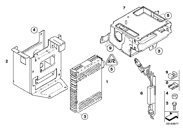 2009 BMW X6 IBOC Receiver Module Diagram