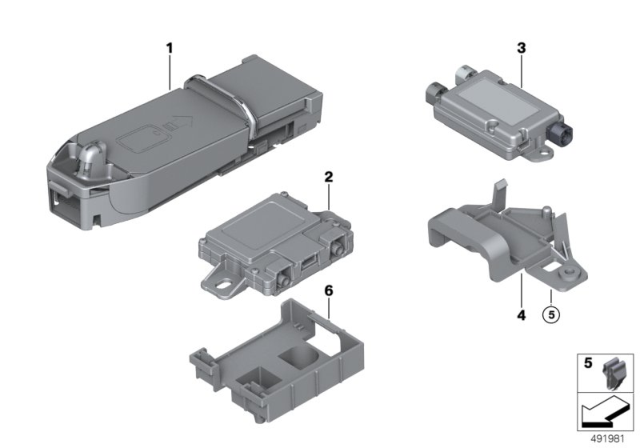 2019 BMW X2 Charging Device Diagram for 84106840129