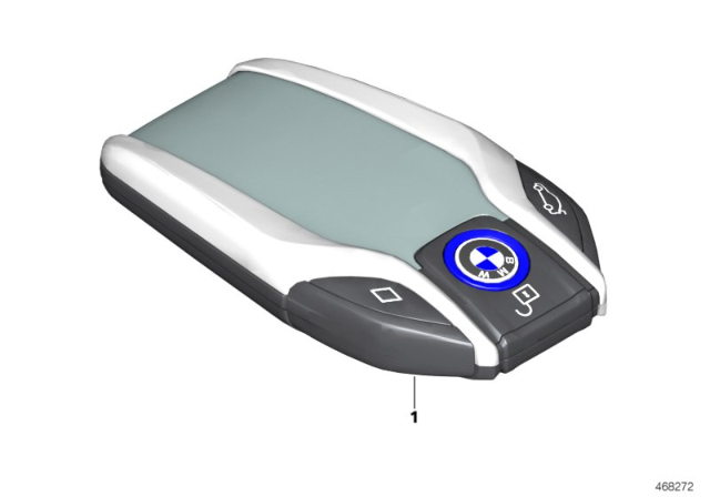 2020 BMW i8 Retrofitting Rad.Remote Control Display Diagram