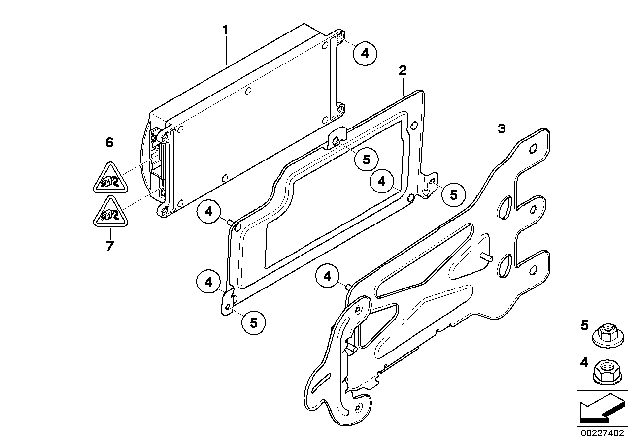 2009 BMW X5 Charging Electronics, Hands-Free Diagram