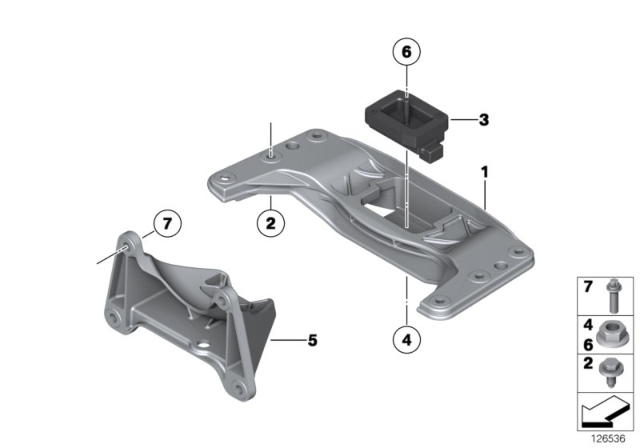 2019 BMW 640i Gran Coupe Gearbox Suspension Diagram