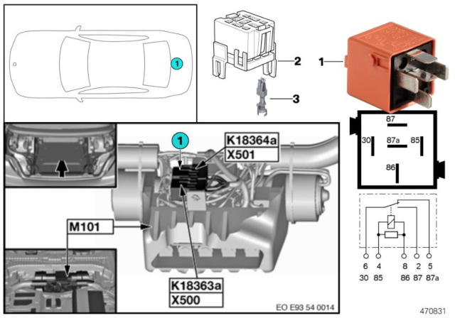 2008 BMW 328i Relay, Hardtop Drive Diagram 2